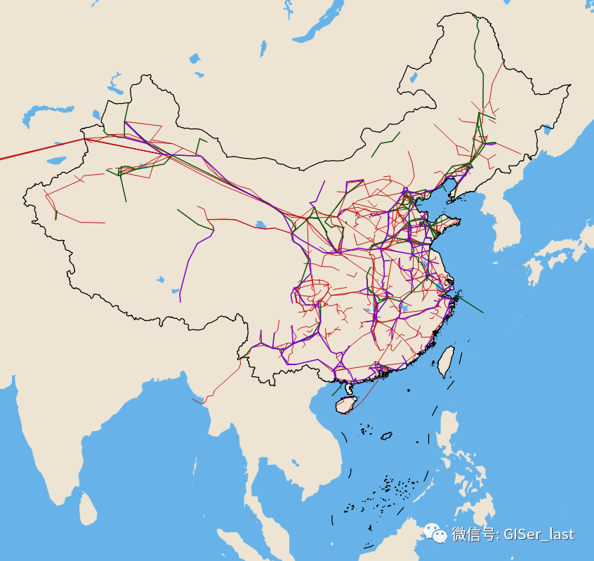 能源基础设施开源地图中国区域