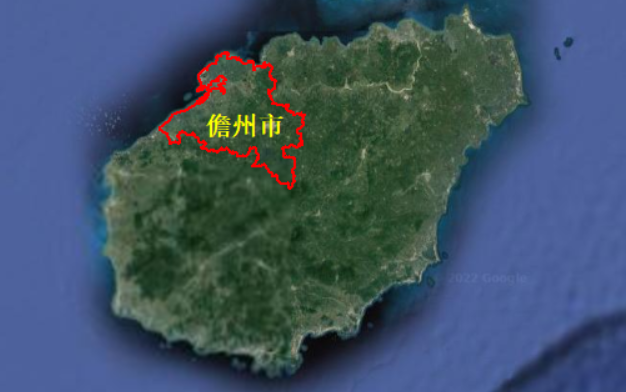 儋州市区划位置图